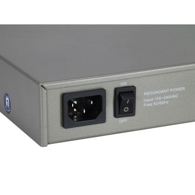 4. LevelOne GB/L3 20-Port 19" 10 Gb/s Managed Switch