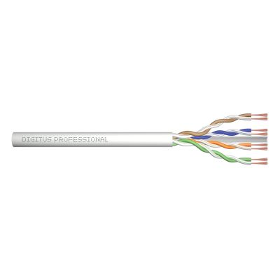 Digitus U/UTP-Kabel, Kat. 6, AWG 26/7, LSOH, 100 m, Grau