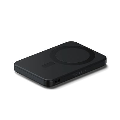 2. Satechi OntheGo Powerbank 5K - Magnetische Powerbank mit Ständer, 5k mAh, kompatibel mit MagSafe und Qi2 (Schwarz)
