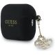 3. Guess Silikon-4G-Charm-Hülle für AirPods Pro 3 – Schwarz