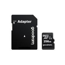 GOODRAM microSDXC 256 GB Klasse 10 UHS I + Adapter