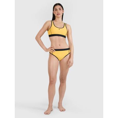 3. Damen-Bikinihose mit mittelhohem Bund, Größe 4F, Artikelnummer: 4FWSS25UBKBF078-71S