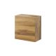 4. VIGO quadratische Vitrine 50/50/30 Eiche Wotan