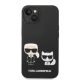3. Karl Lagerfeld KLHMP14MSSKCK iPhone 14 Plus 6.7" Hardcase schwarz / schwarz Liquid Silicone Karl & Choupette Magsafe