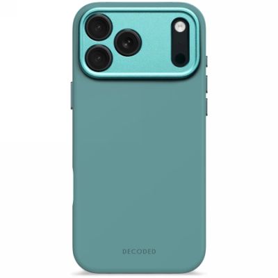 Decoded Antimikrobielle Silikon-Backcover MagSafe Case für iPhone 17 Pro Max – Minze