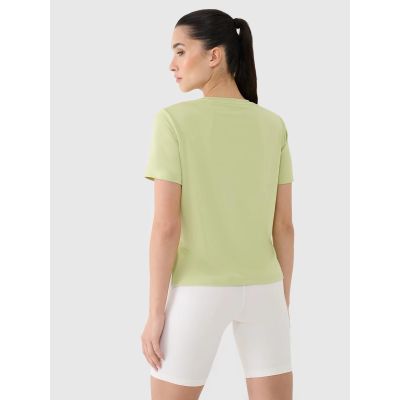 4. Schnelltrocknendes Oversize-Trainings-T-Shirt für Damen 4F 4FRSS25TFTSF1236-42S