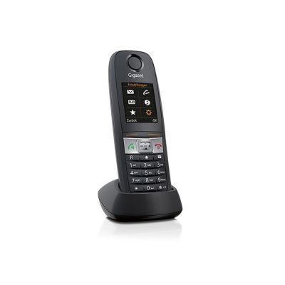 2. Analog-/DECT-Telefon, Gigaset E630HX, schnurloses Mobilteil, Freisprechfunktion, 200 Speicherplätze, Anruferkennung, grau