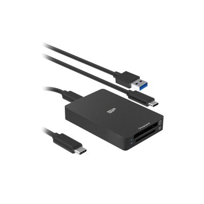5. Silicon Power CreatePro BS10 CFexpress Typ B und SD 4.0 10 Gbit/s Kartenleser (schwarz)