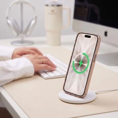 9. Tech-Protect MagZero MagSafe Hülle für iPhone 17 – beige-braun matt