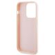 7. Karl Lagerfeld 3D Rubber Glitter Logo Hülle für iPhone 15 Pro – Rosa