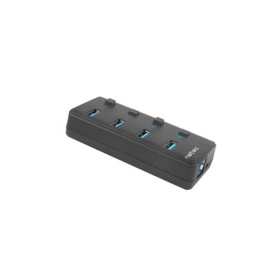 4. Hub NATEC Mantis 2 NHU-1557 (4x USB 3.0; schwarz)