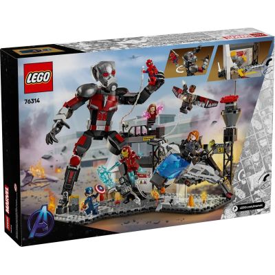 13. LEGO MARVEL SUPER HEROES 76314 Captain America: Civil War Battle