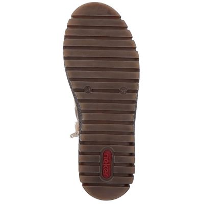 28. Damen-Stiefeletten mit Fellfutter, beige, Rieker Y3481-60