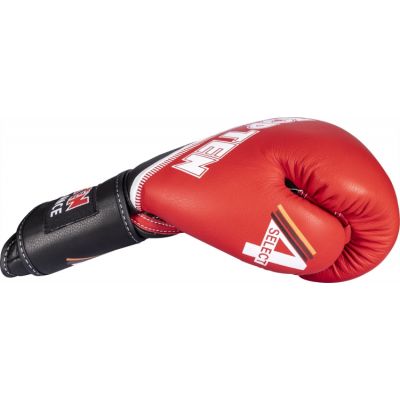 5. TOP TEN RTT-4Select Leder-Boxhandschuhe 10 oz Rot und Schwarz