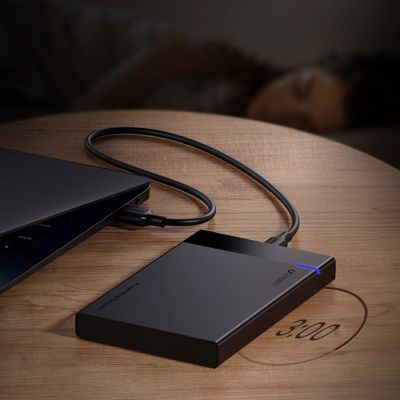 4. Ugreen Adaptergehäuse für SATA 2,5'' 6TB Laufwerk USB-C 3.0 schwarz (US221)