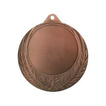 Allgemeine Bronzemedaille mit Platz für ein 50-mm-Emblem – Stahlmedaille