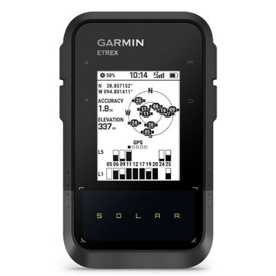Garmin eTrex SE GPS Solar Schwarz/Grau + Garmin Herzfrequenzmesser Dual-Sensor