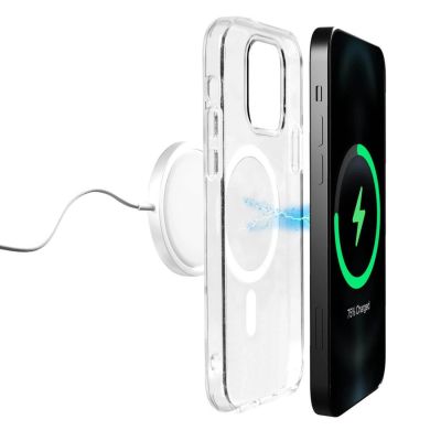 3. Puro Lite Mag MagSafe Silikonhülle für iPhone 14 Pro – transparent