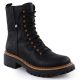 Damen-Winterstiefel im Worker-Stil, schwarz, Rieker 72653-00