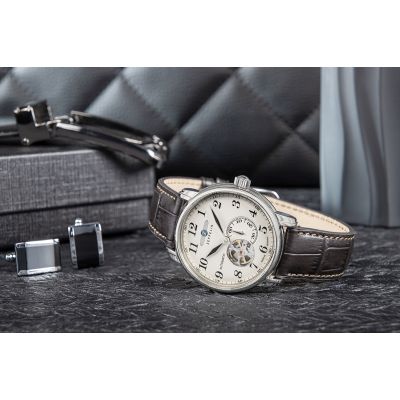 6. Herrenuhr ZEPPELIN LZ127 Graf Zeppelin Automatik 7666-5 + BOX