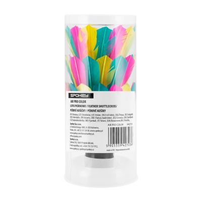 3. Spokey AIR PRO COLOR Badminton-Federball-Set
