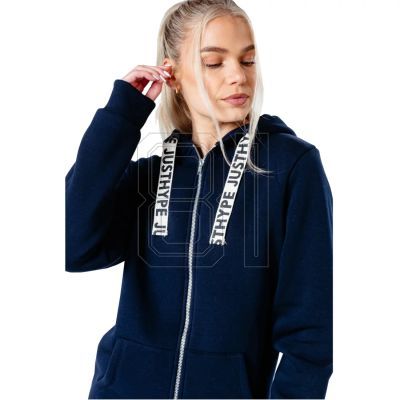7. Justhype Kapuzenpullover mit Kordelzug und Reißverschluss W HYPWOMHOOD003