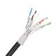 Extralink CAT6A FTP (F/UTP) Outdoor-Twisted-Pair-Netzwerkkabel mit Gel, 305 m