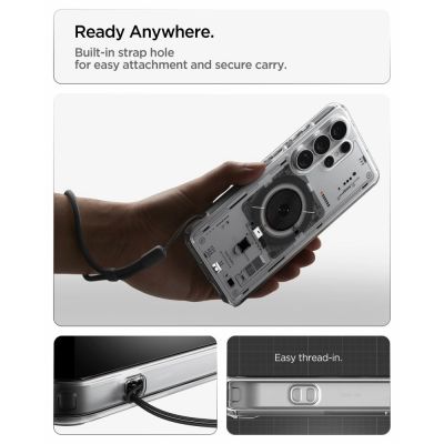 13. Spigen Ultra Hybrid Mag MagSafe Hülle für Samsung Galaxy S26 Ultra Neo One - Transparent