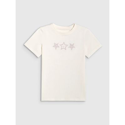 8. Mädchen-T-Shirt mit Aufdruck, regulär, Größe 4F 4FJRSS26TTSHF3455-11S