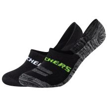Skechers 2PPK Mesh Ventilation Footies Socken SK44008-9997 Schwarz 35-38