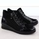 3. Rieker Remonte R0773-05 Schwarze Leder-Keilstiefeletten