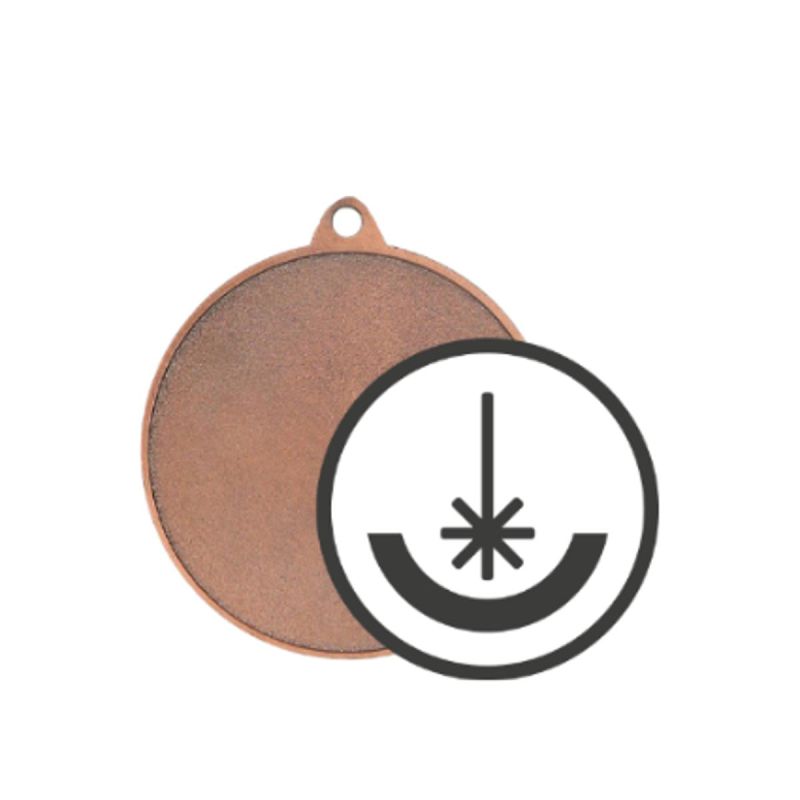 Lasergravierte Stahlmedaille – RMI
