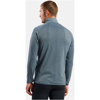 6. Herren-Hybridjacke Odlo ZEROWEIGHT WARM HYBRID Jacket, grau