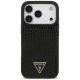 3. Guess Croco Triangle Logo MagSafe Hülle für iPhone 18 Pro Max / 17 Pro Max – schwarz