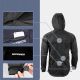6. Rockbros YPY013BK3XL Regenjacke atmungsaktiv winddicht XXXL - Schwarz
