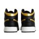 8. Air Jordan 1 Mid Junior (GS) Basketballschuh Schwarz/Metallic-Gold - DQ8423-071