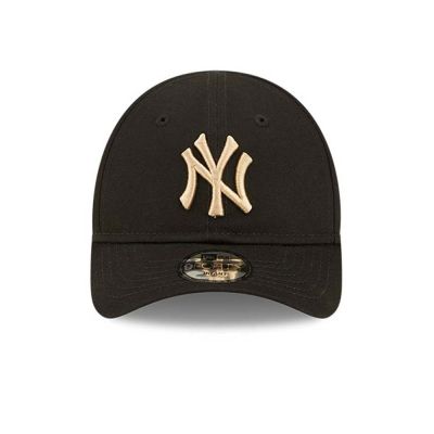 2. New Era 9FORTY MLB NY New York Yankees Infant League Essential Braune Baseballkappe für Kinder - 60298882