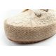6. Lee Cooper Damen-Sneaker mit Schnürung, beige Plateau