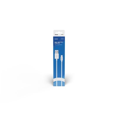 4. SAVIO CL-126 Kabel (USB Typ C - USB 2.0 Typ A; 1 m; weiß)
