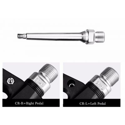 8. Rockbros 2017-12CBK Nylon-Fahrradpedal-Set, Schwarz