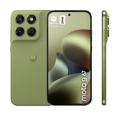 3. Motorola Moto G67, 17,3 cm (6,8 Zoll), Hybrid-Dual-SIM, Android 16.0, 5G, USB Typ-C, 4 GB RAM, 128 GB Speicher, 5200 mAh Akku, Grün