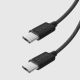 10. SBS TECABLETISSUETCK USB-C – USB-C-Kabel 1,5 m 60 W geflochten – Schwarz