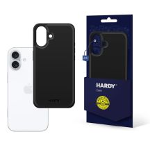 3mk Hardy Apple Silky Leather MagCase für Apple iPhone 16 - Schwarz