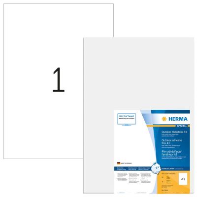 HERMA 9544 Selbstklebeetiketten Rechteckig Weiß 40 Stück.