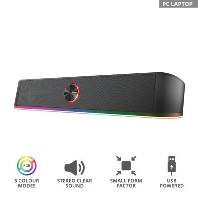 6. TRUST GXT619 THORNE RGB LED SOUNDBAR Lautsprecher