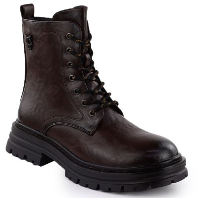 17. Schwarze Damen-Arbeitsstiefel mit Socken Sabatina