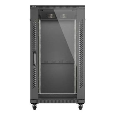 3. Lanberg FF01-6222-12B 22U Rack, freistehend, schwarz