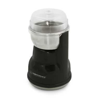 4. Esperanza Lungo EKC002K Kaffeemühle (160W; Schlagmühle; schwarz)