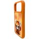 4. Nimmy Big Eyed Pet 2.0 Waschbär-Hülle für iPhone 17 Pro – Orange