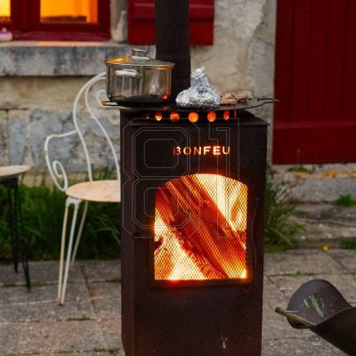 27. BonFeu BonCarré Gartenkamin rostig 3503R